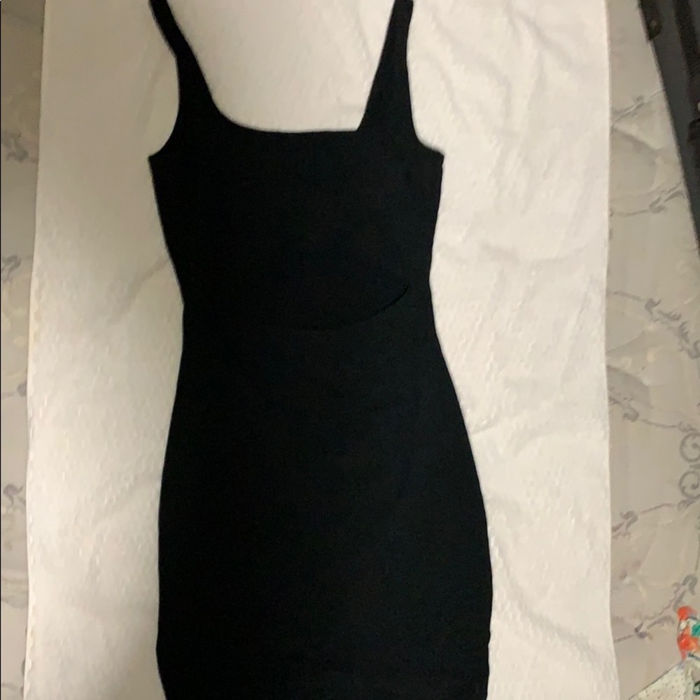Mini black dress